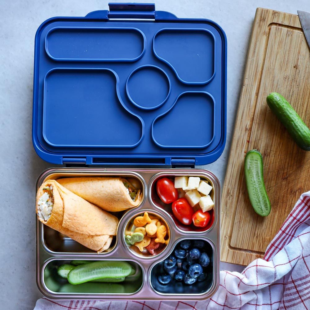 Yumbox - 5 Compartments Presto Santa Fe Lunchbox - Blue