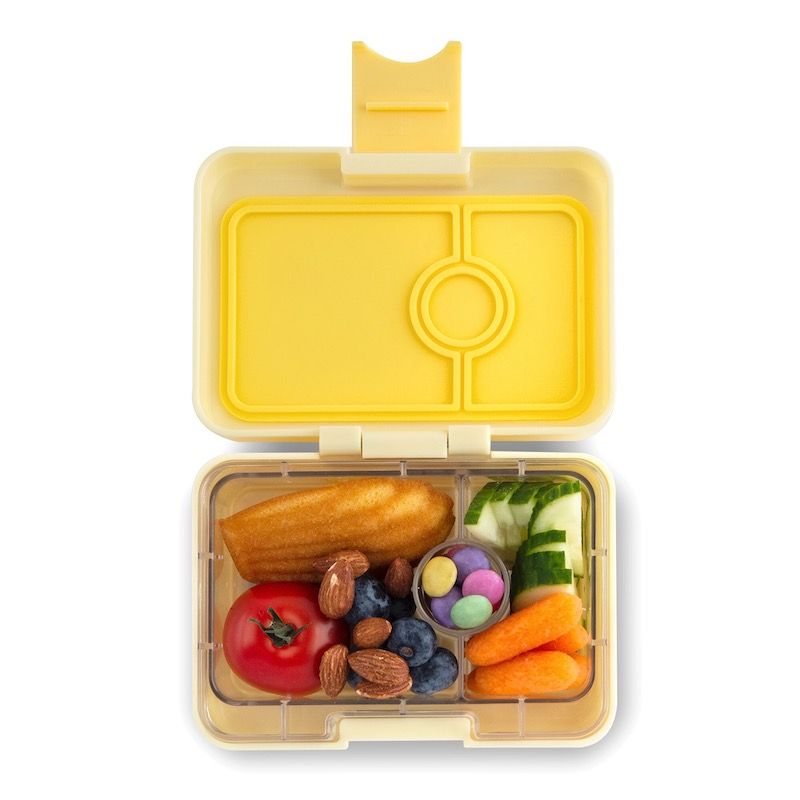 Yumbox - 3 Compartments Minisnack Lunchbox - Sunburst Yellow