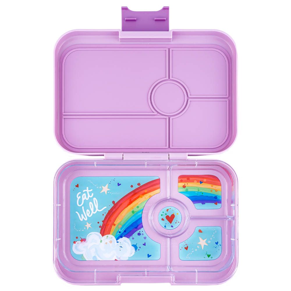 Yumbox - Seville Tapas Rainbow 4 Compartment Lunch Box - Purple