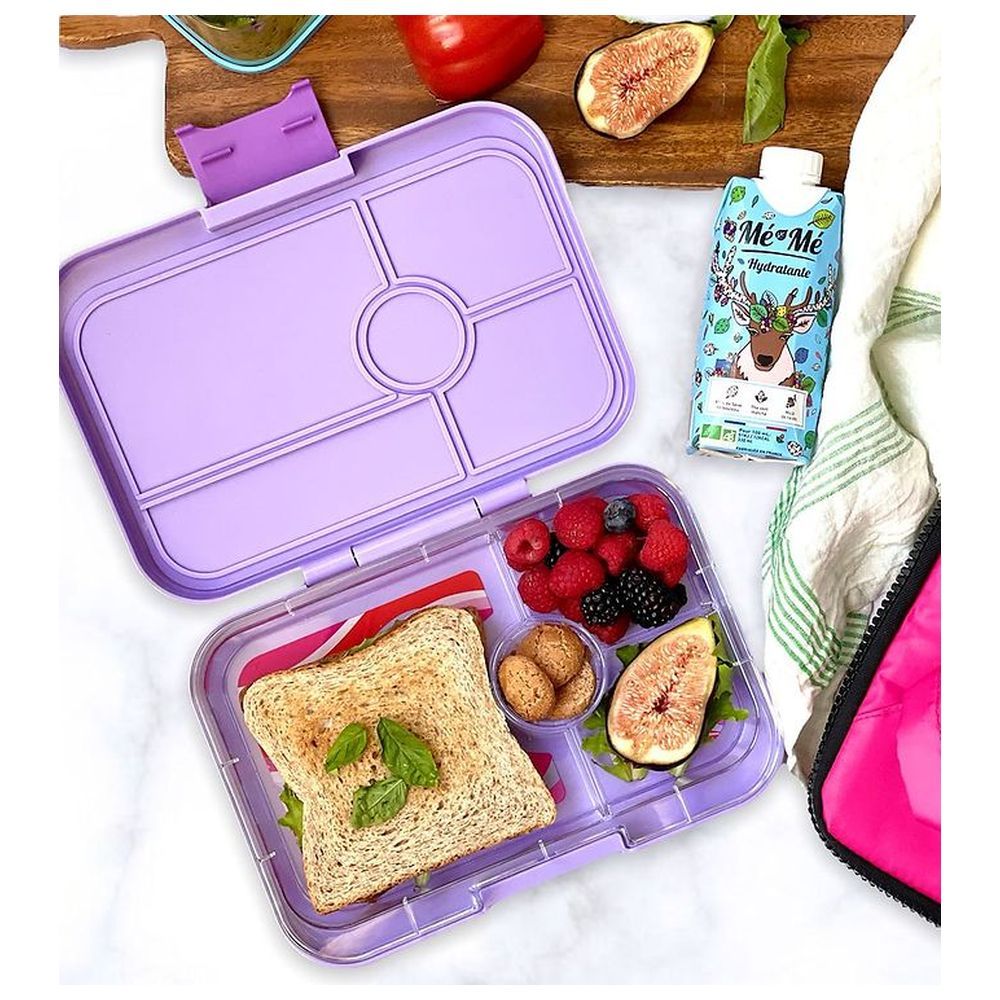 Yumbox - Seville Tapas Rainbow 4 Compartment Lunch Box - Purple