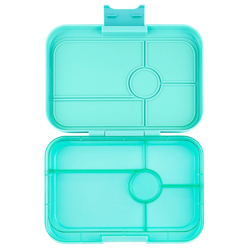 Yumbox - 5 Compartment Bali Aqua Lunch Box - Tapas Clear