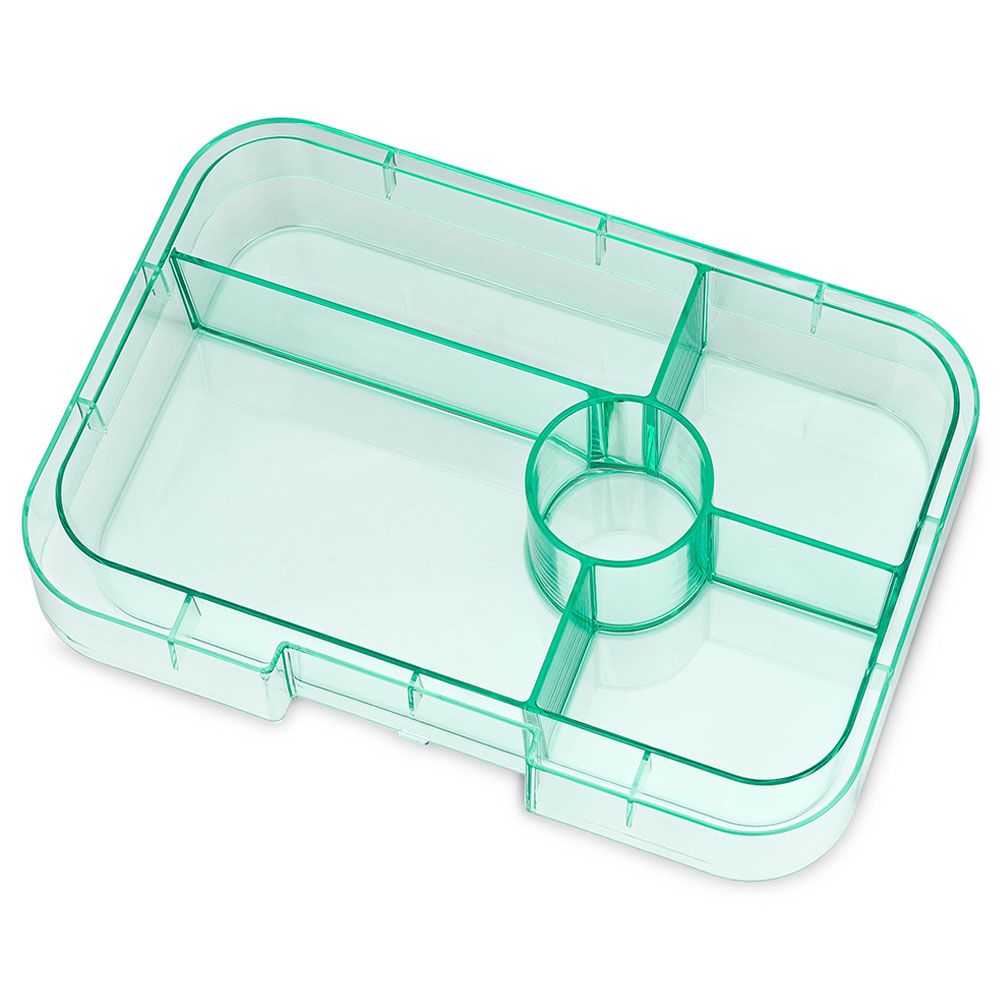 Yumbox - 5 Compartment Bali Aqua Lunch Box - Tapas Clear