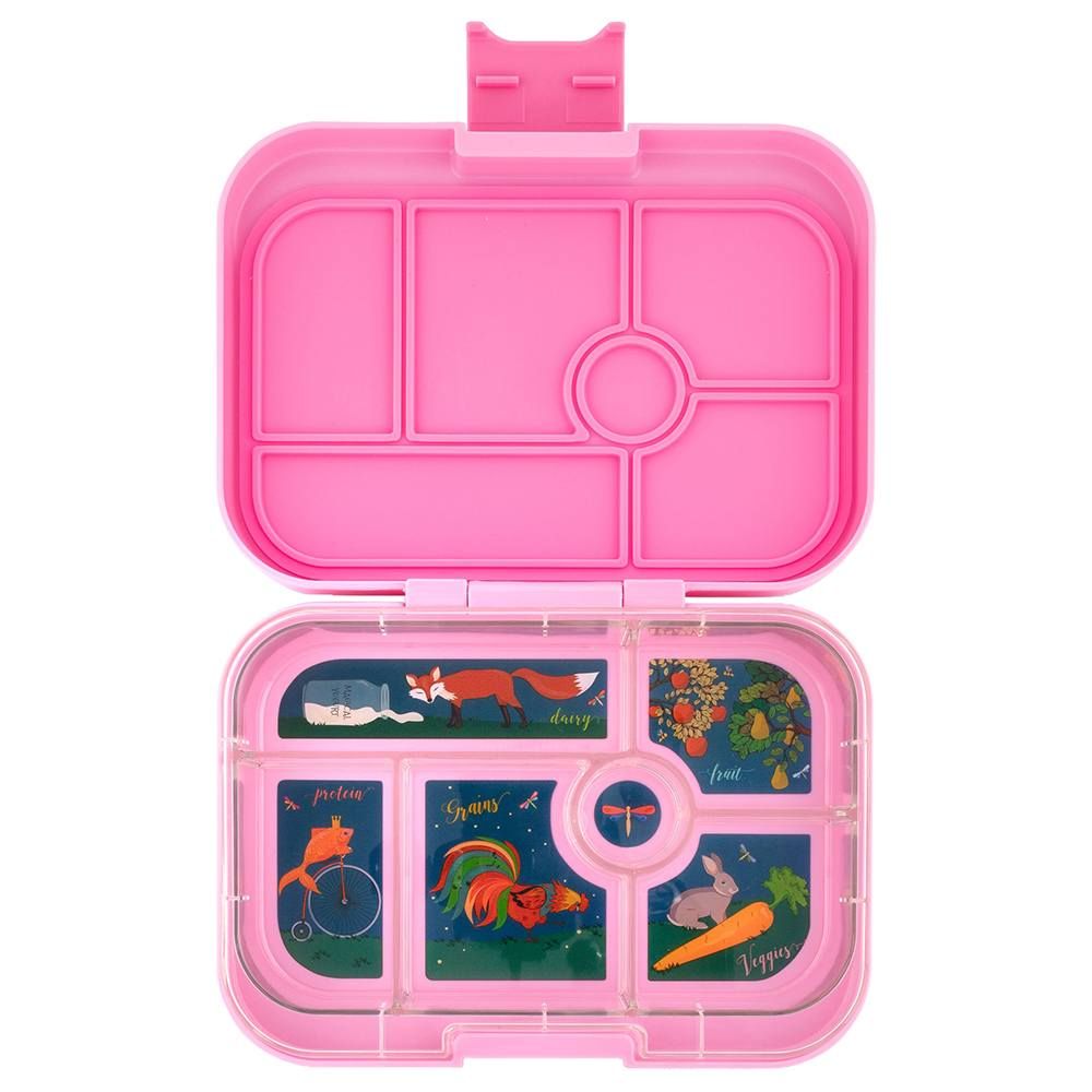 Yumbox - 6 Compartments Stardust Pink Lunchbox - Enchanted Forest