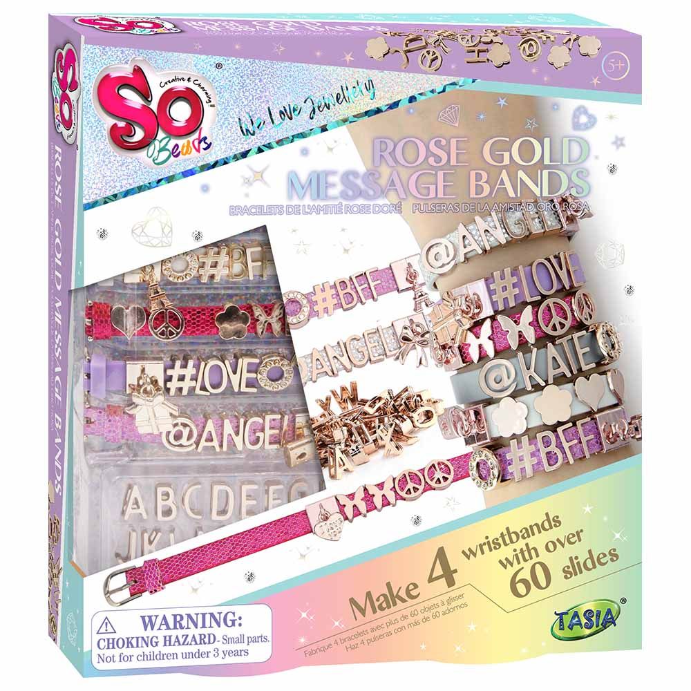 Tasia - Rose Gold Message Bands Kit