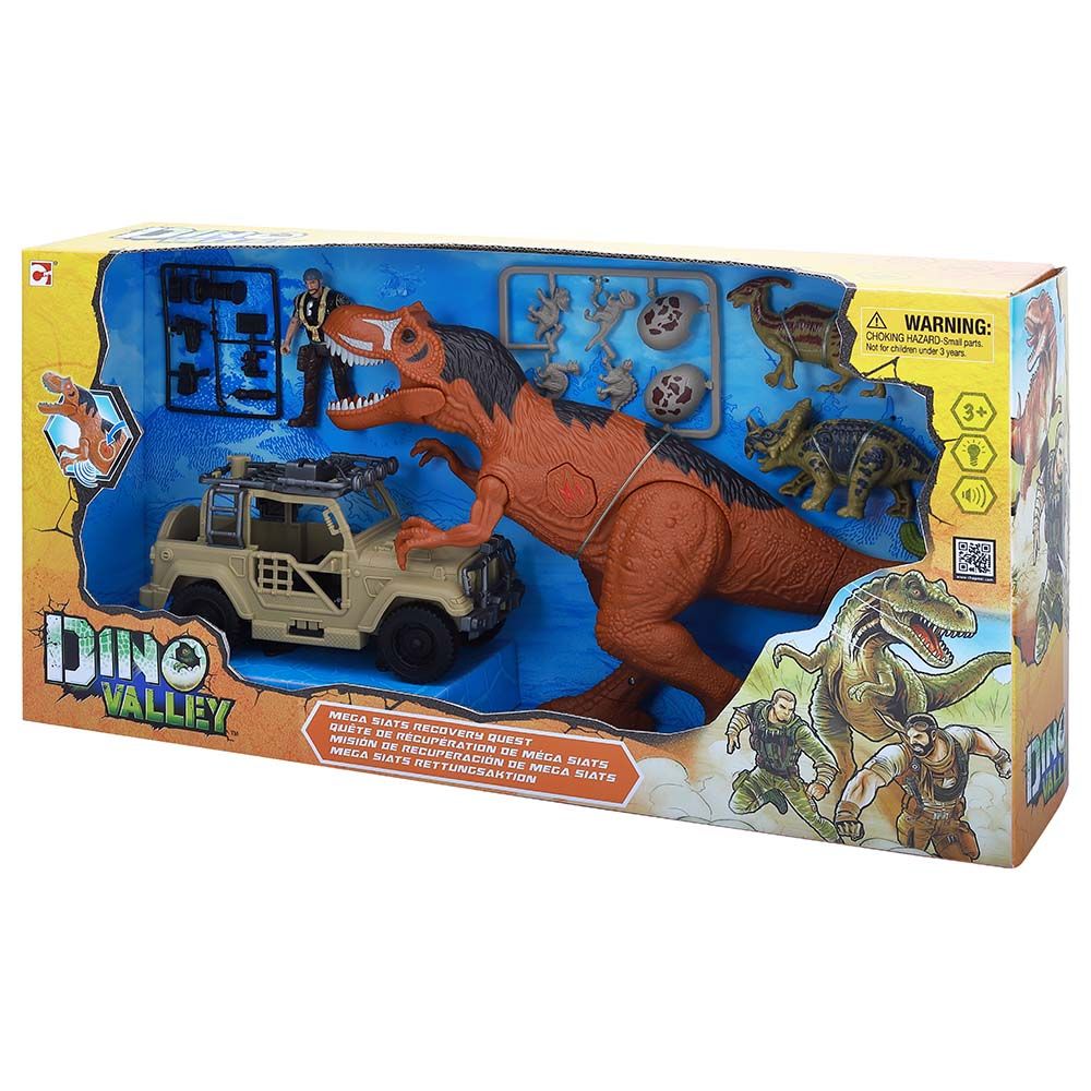 Chap Mei - Dino Valley Mega Siats Recovery Quest Playset