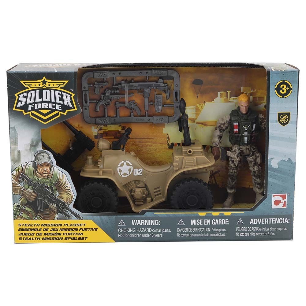 Chap Mei - Soldier Force Stealth Mission Playset - Assorted 1pc