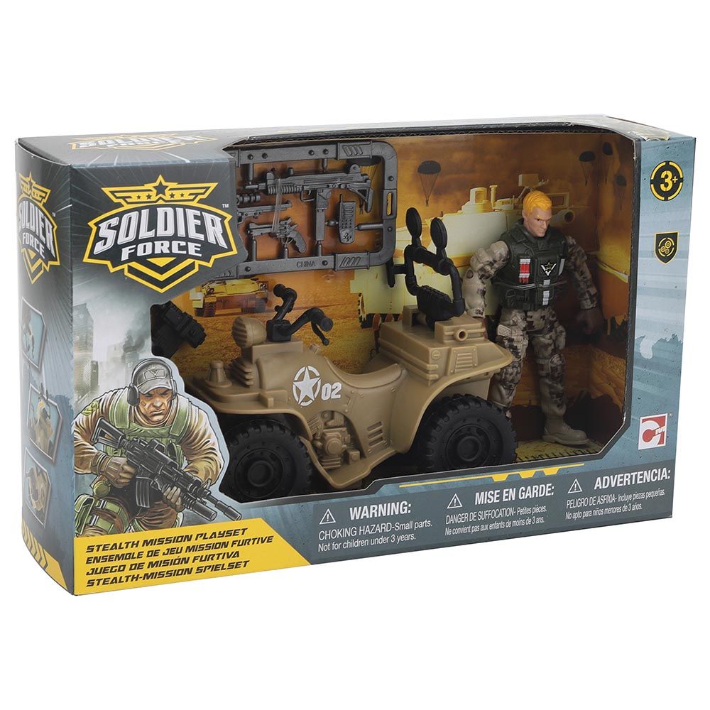 Chap Mei - Soldier Force Stealth Mission Playset - Assorted 1pc