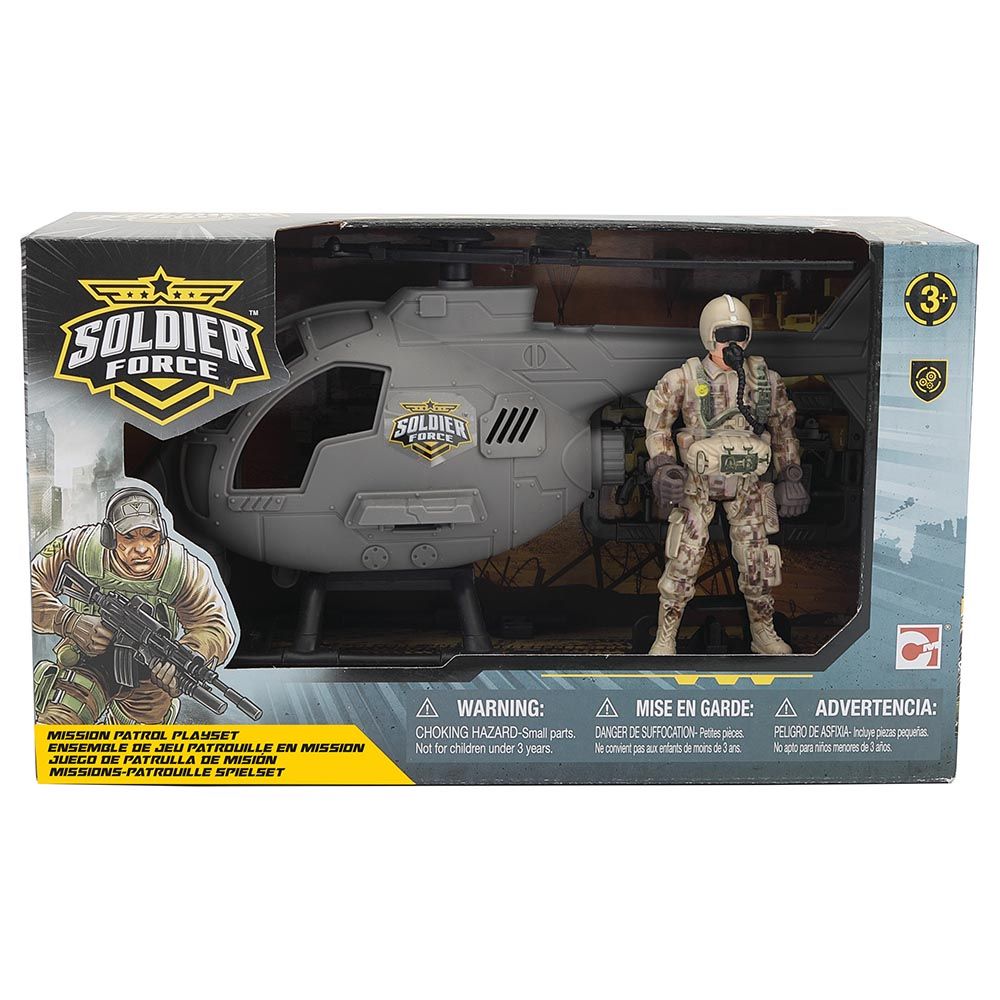 Chap Mei - Soldier Force Mission Partol Playset - Assorted 1pc