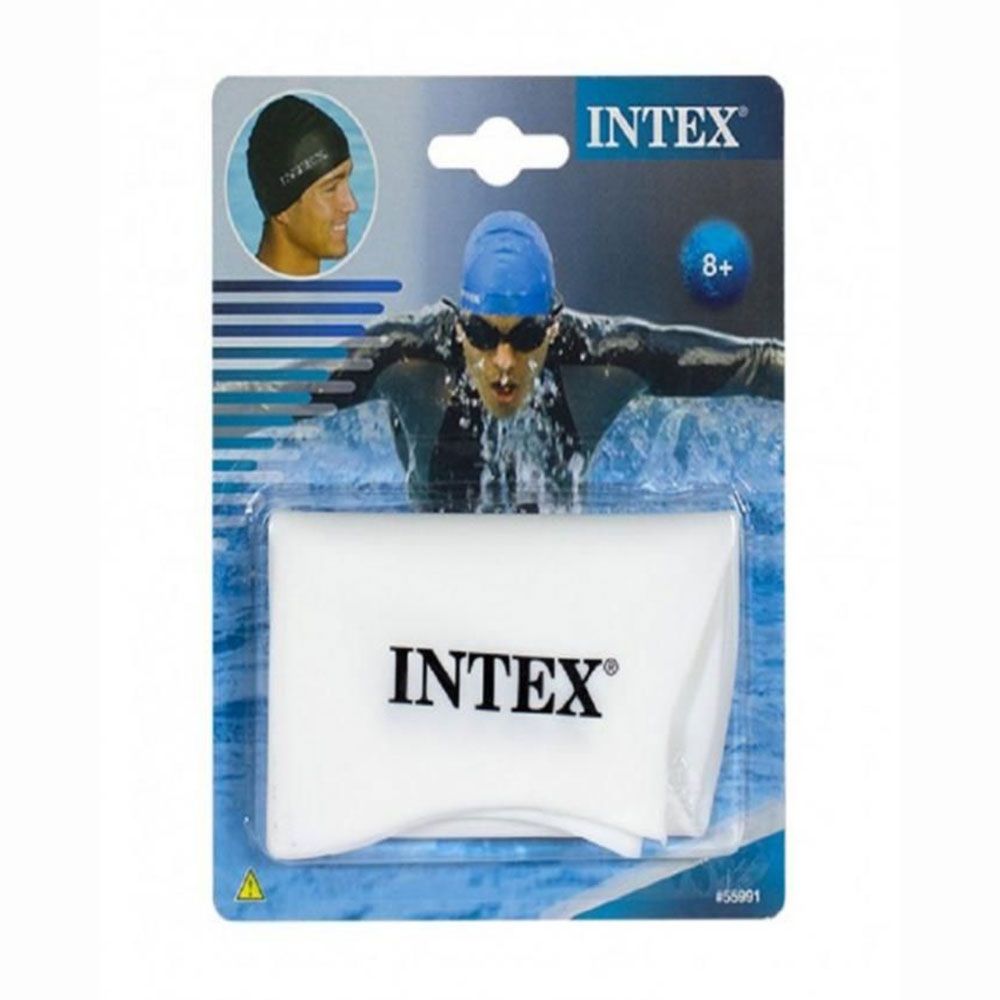 Intex - Silicon Swim Cap - White