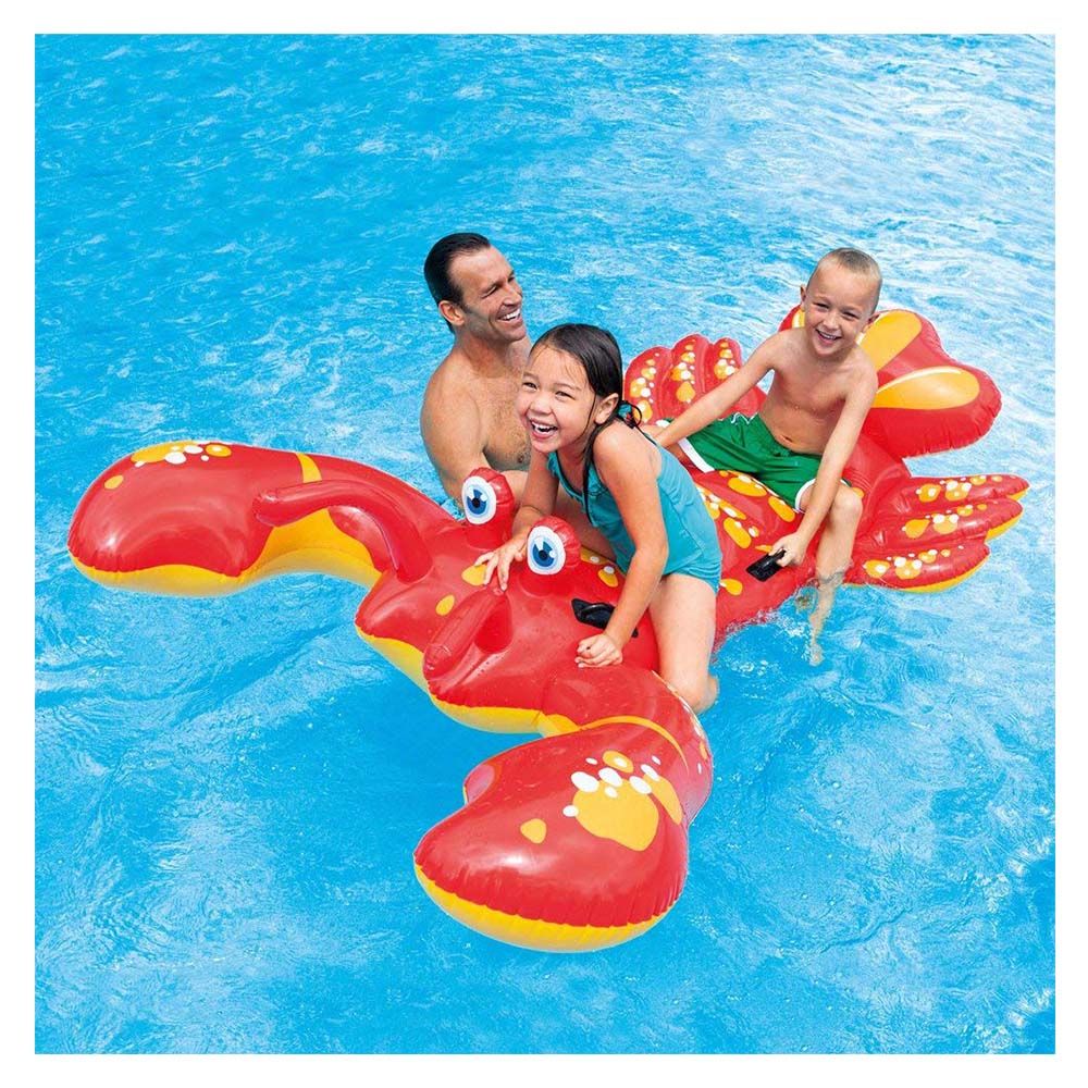 Intex - Lobster Ride-On - Red - Inflatable Pool Float