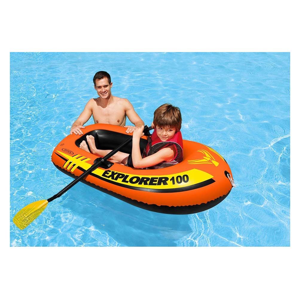 Intex - Explorer 100 Boat - Orange