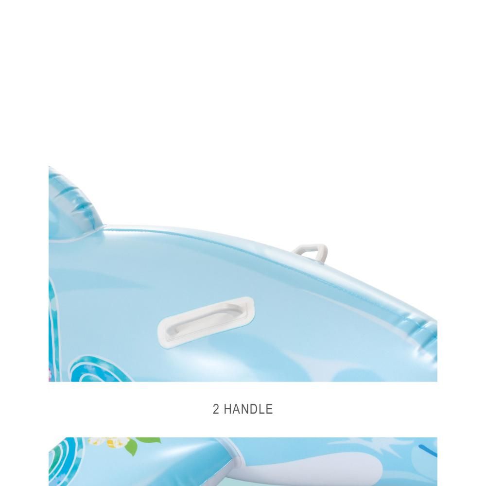 Lil Dolphin Ride On - Inflatable Pool Float - Blue