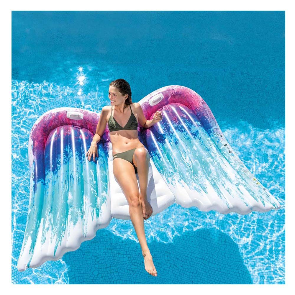 Intex - Angel Wings Mat - Blue - Inflatable Pool Float