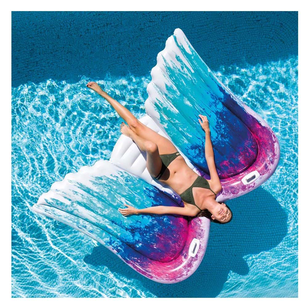 Intex - Angel Wings Mat - Blue - Inflatable Pool Float