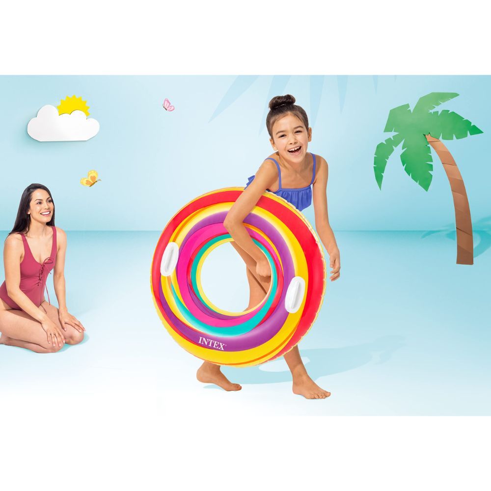 Intex - Stargaze Tubes 36" 1pc - Assorted - Inflatable Pool Ring