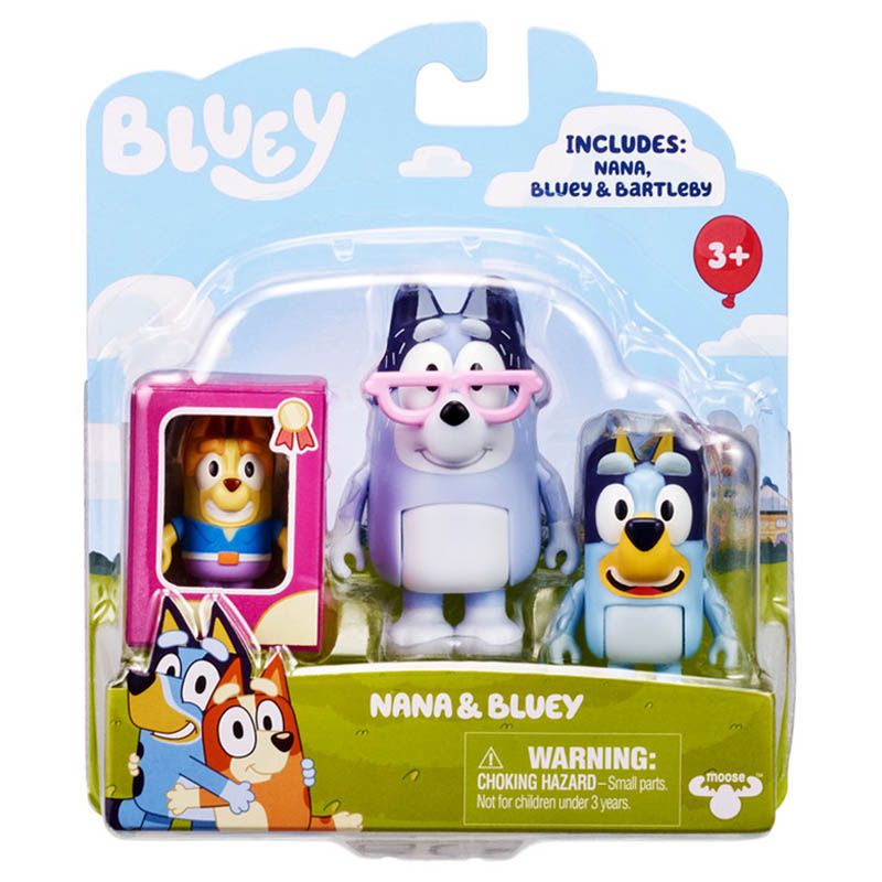 Bluey - Figure Set - 2pcs - Dress Up Nana & Bluey