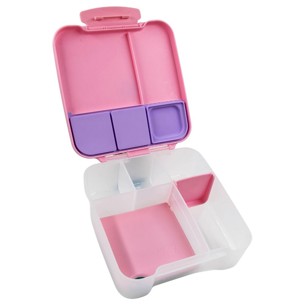 Tiny Wheel - 5 Compartment Lunch Box - Pink 