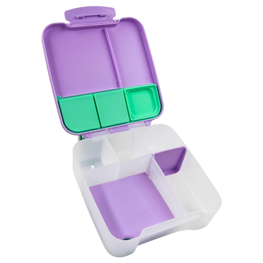 Tiny Wheel - 5 Compartment Lunch Box - Purple