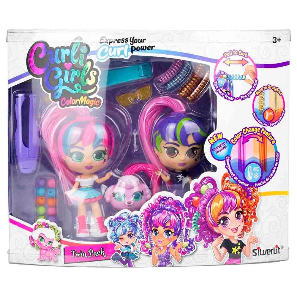 Silverlit - Curli Girls Colour Change Twin Pack