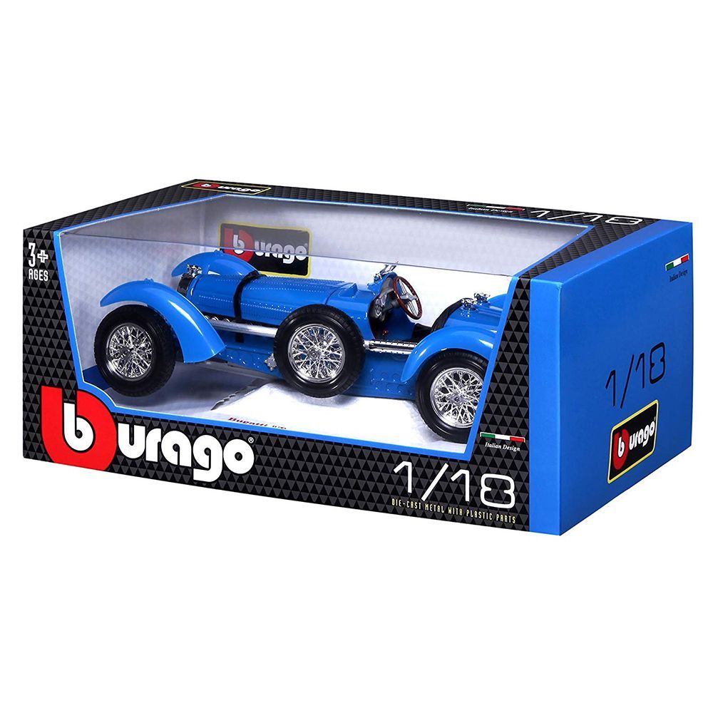 Bburago - 1:18 Bugatti Type 59 1934 - Blue