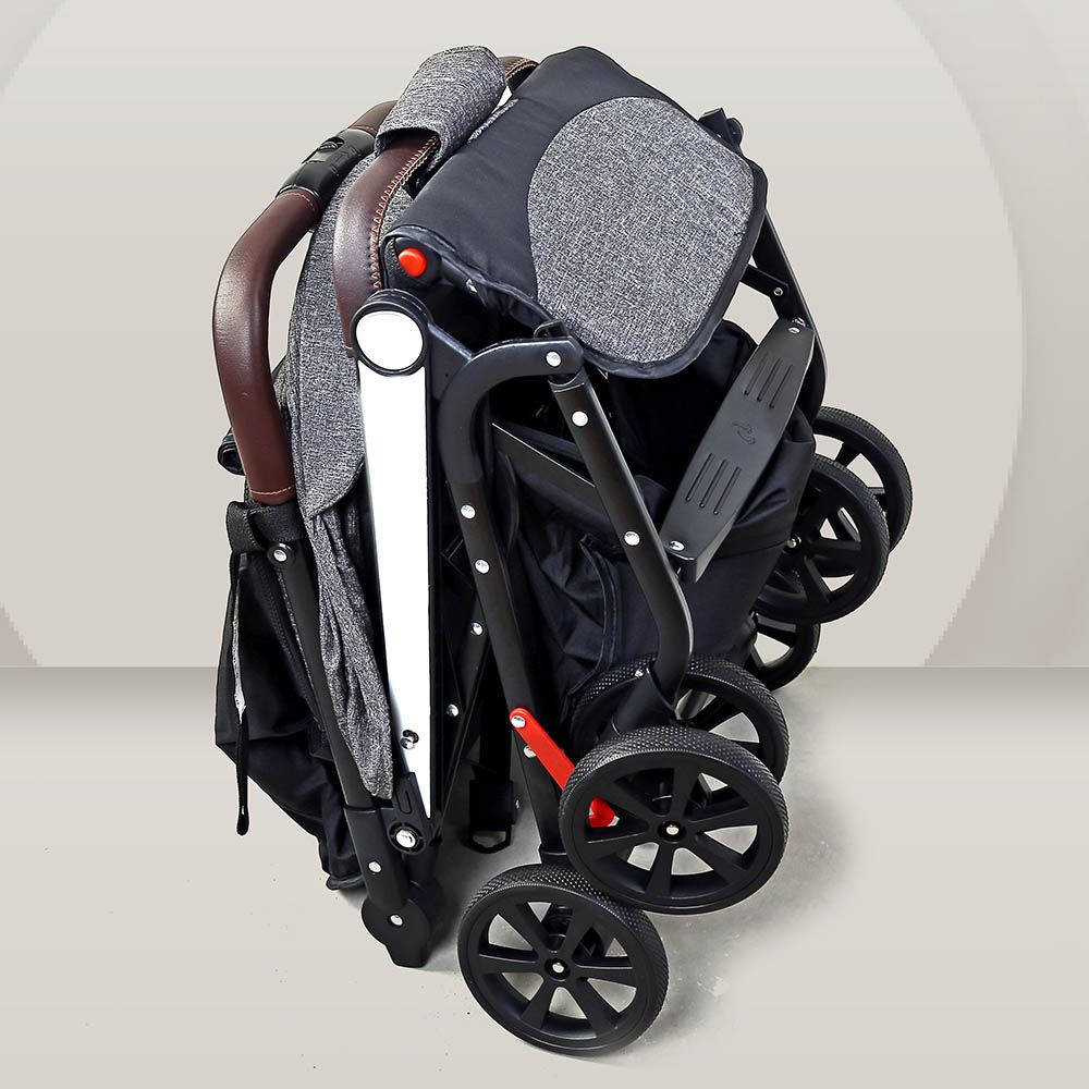 Uniqoo 3 - Modern Stroller - Grey