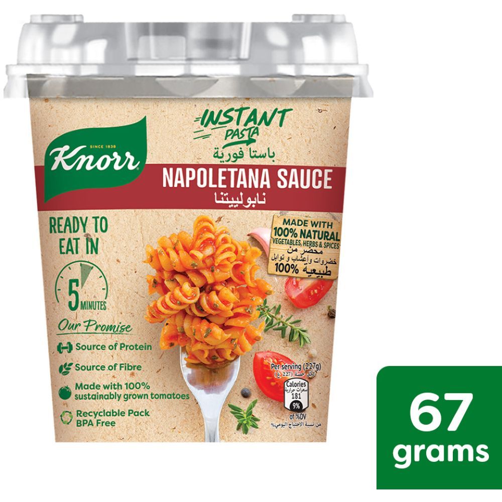 Knorr - Ready To Eat Instant Pasta Napoletana Sauce 67g