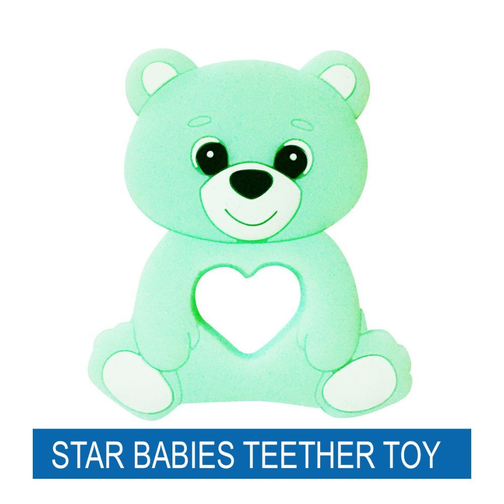 Star Babies - Baby Teether - Green Bear