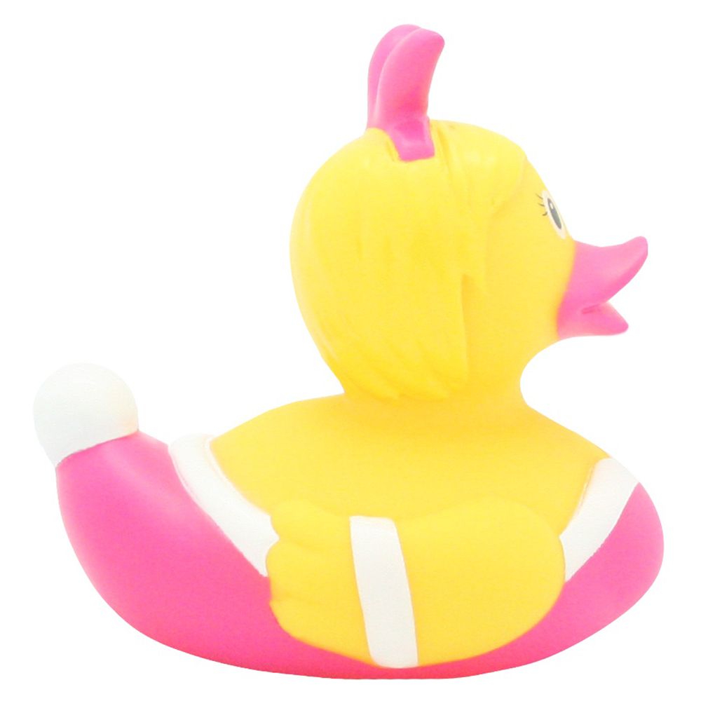 LILALU - Bunny Rubber Duck - Pink & Yellow