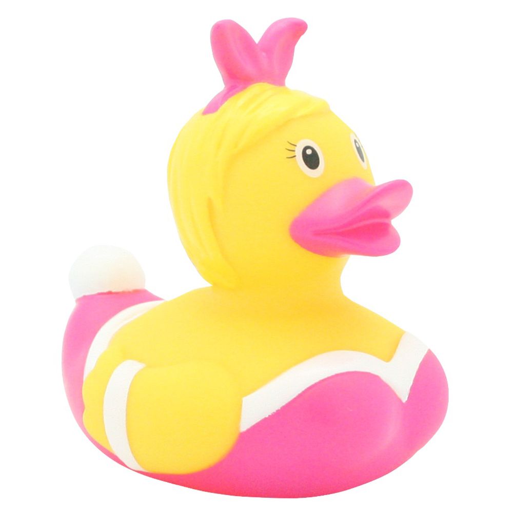 LILALU - Bunny Rubber Duck - Pink & Yellow