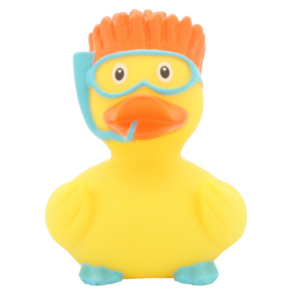 LILALU - Snorkeler Rubber Duck - Yellow