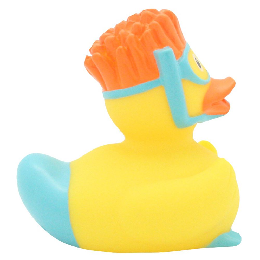 LILALU - Snorkeler Rubber Duck - Yellow