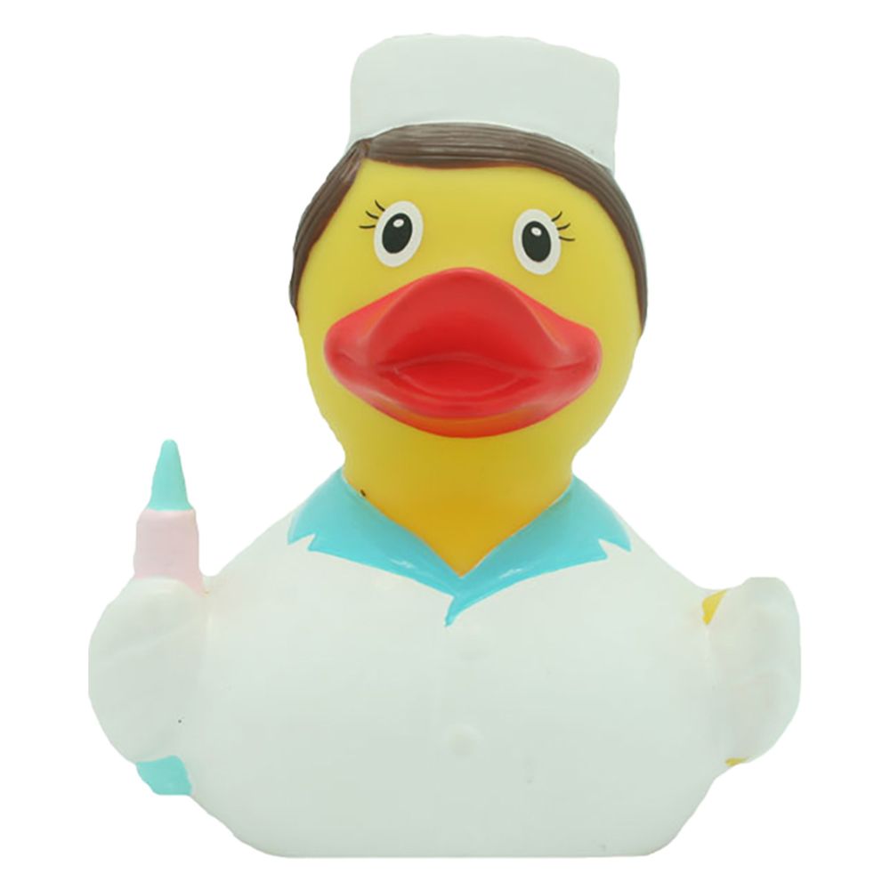 LILALU - Nurse Rubber Duck - White