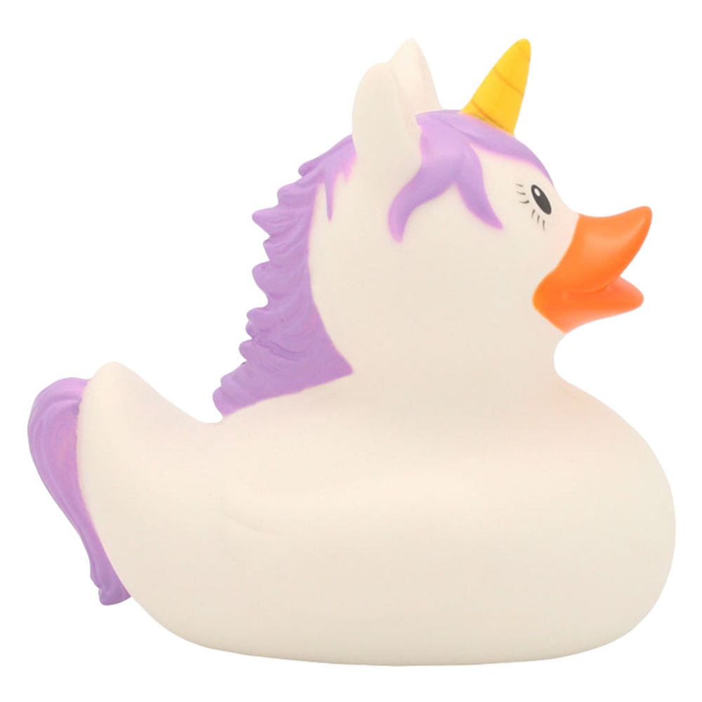 LILALU - Unicorn Rubber Duck - White