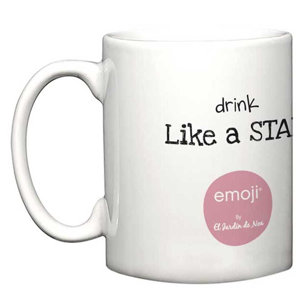 emoji - Drink Like A Star Noa Mug - White