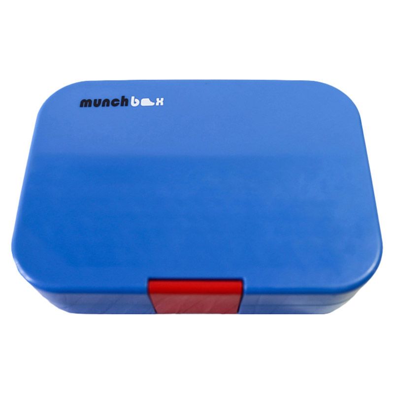 Munchbox Bento - Maxi 6 Compartments Lunchbox - Blue Hero