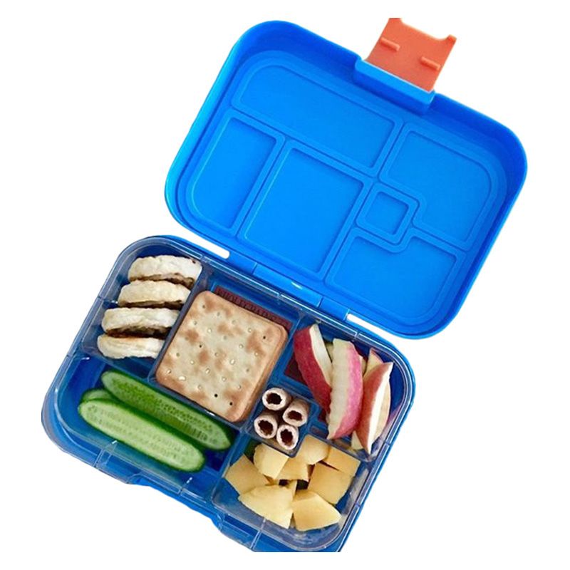 Munchbox Bento - Maxi 6 Compartments Lunchbox - Blue Hero