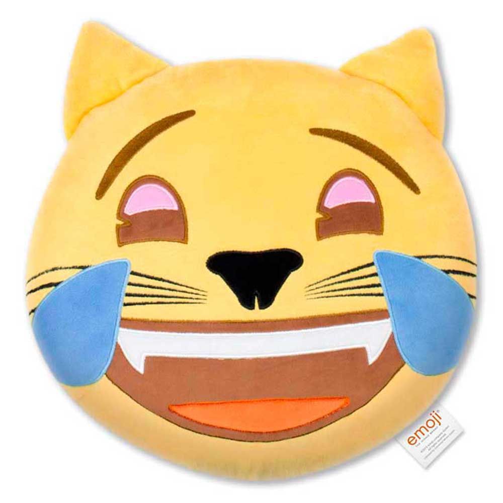 emoji - Pillow Tears Cat - Yellow