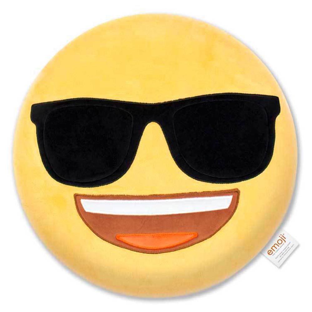 emoji - Pillow Sunglasses Embroidered - Yellow