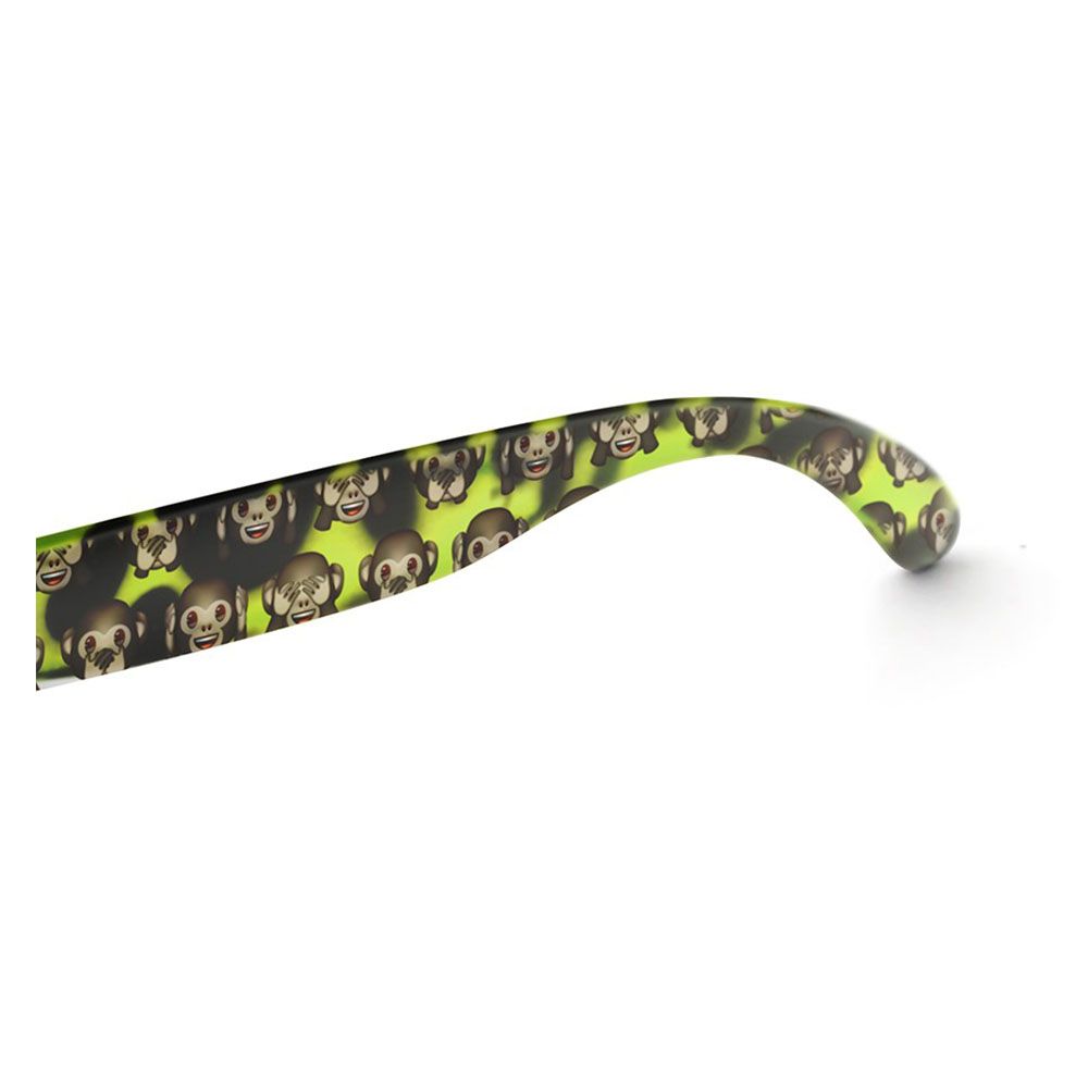 emoji - Sunglasses Monkey Tortoise - Green