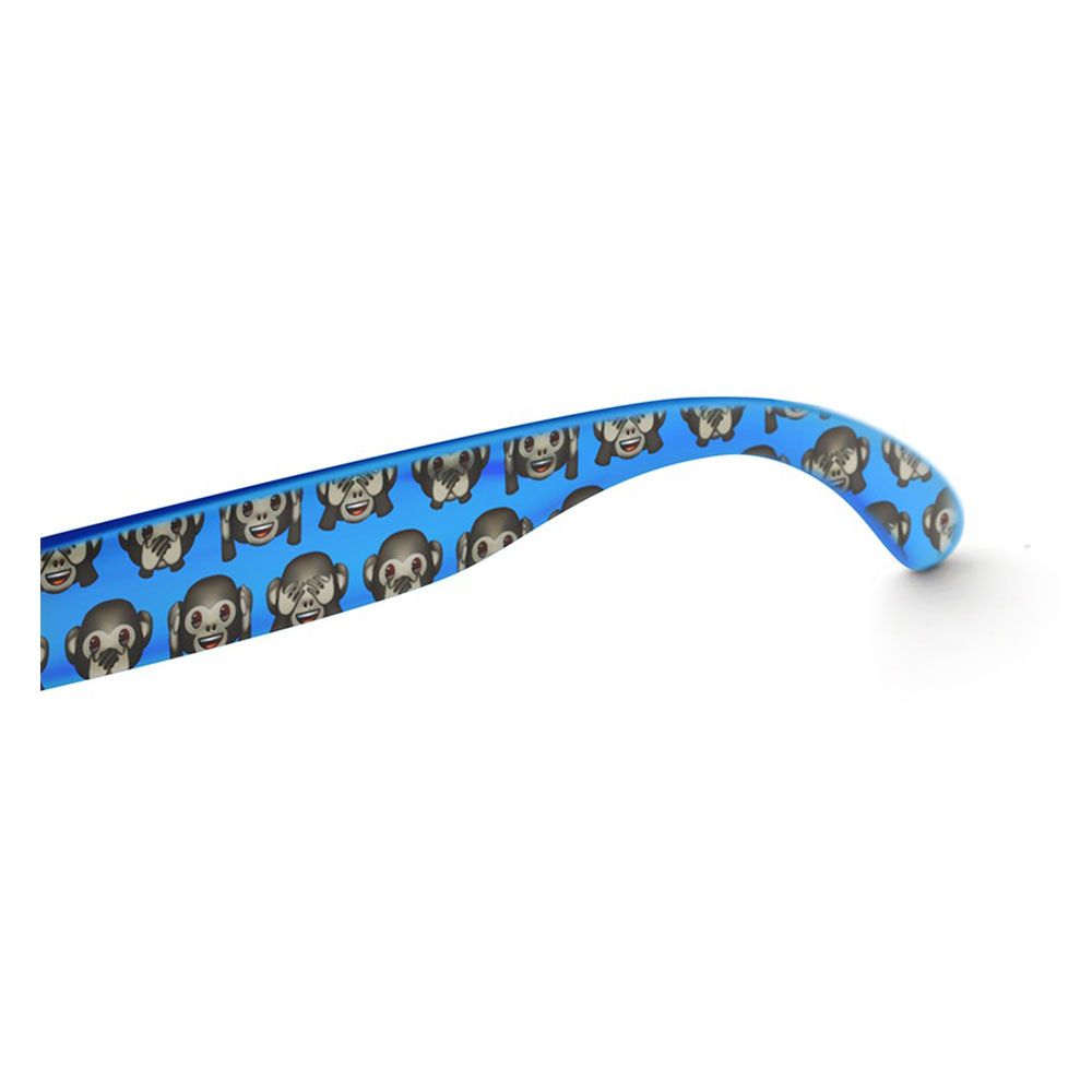 emoji - Sunglasses Monkey - Ice Blue