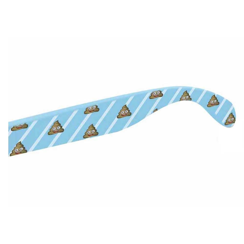 emoji - Sunglasses for Kids Poop - Ice Blue