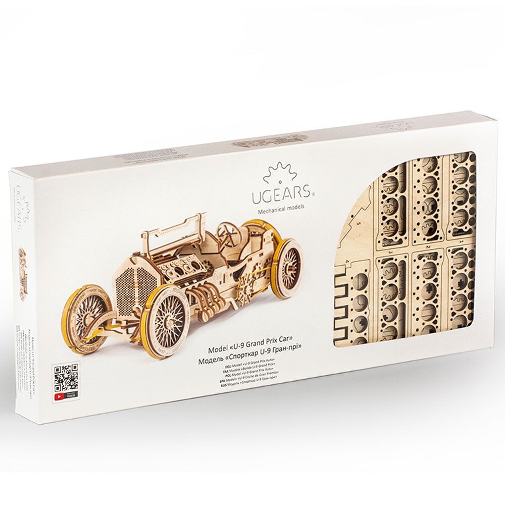 Ugears - U-9 Grand Prix Car Mechanical Model 348pcs