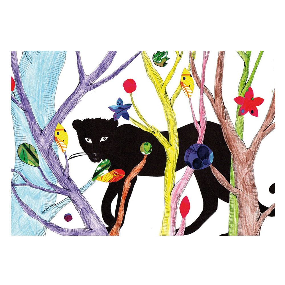 Mon Petit Art - Coloring Book w/ Collage - Animals