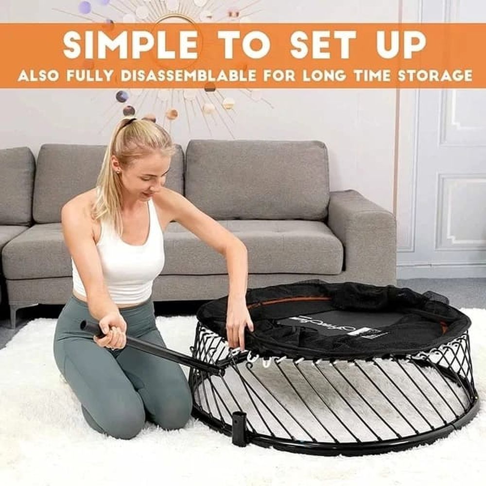 Free Jump - Springless Fitness Rebounder - Black