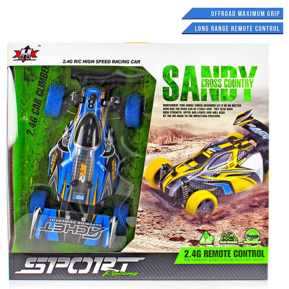 UKR - High-Speed Racing Car With Remote 4 CH - Blue