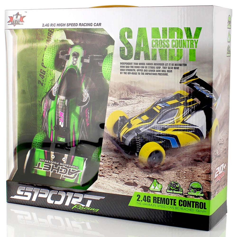 UKR - High-Speed Racing Car With Remote 4 CH - Green