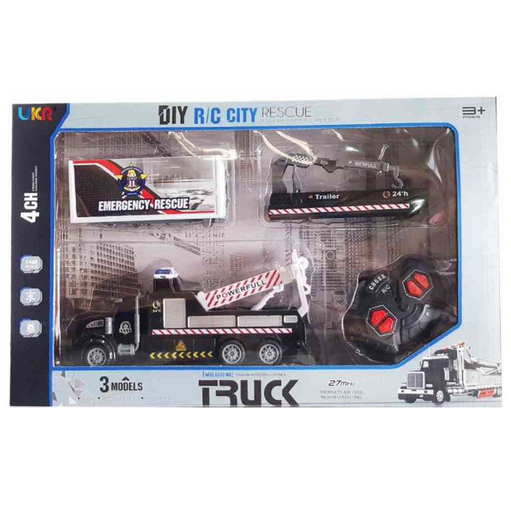 UKR - 3-in-1 City Truck - Black