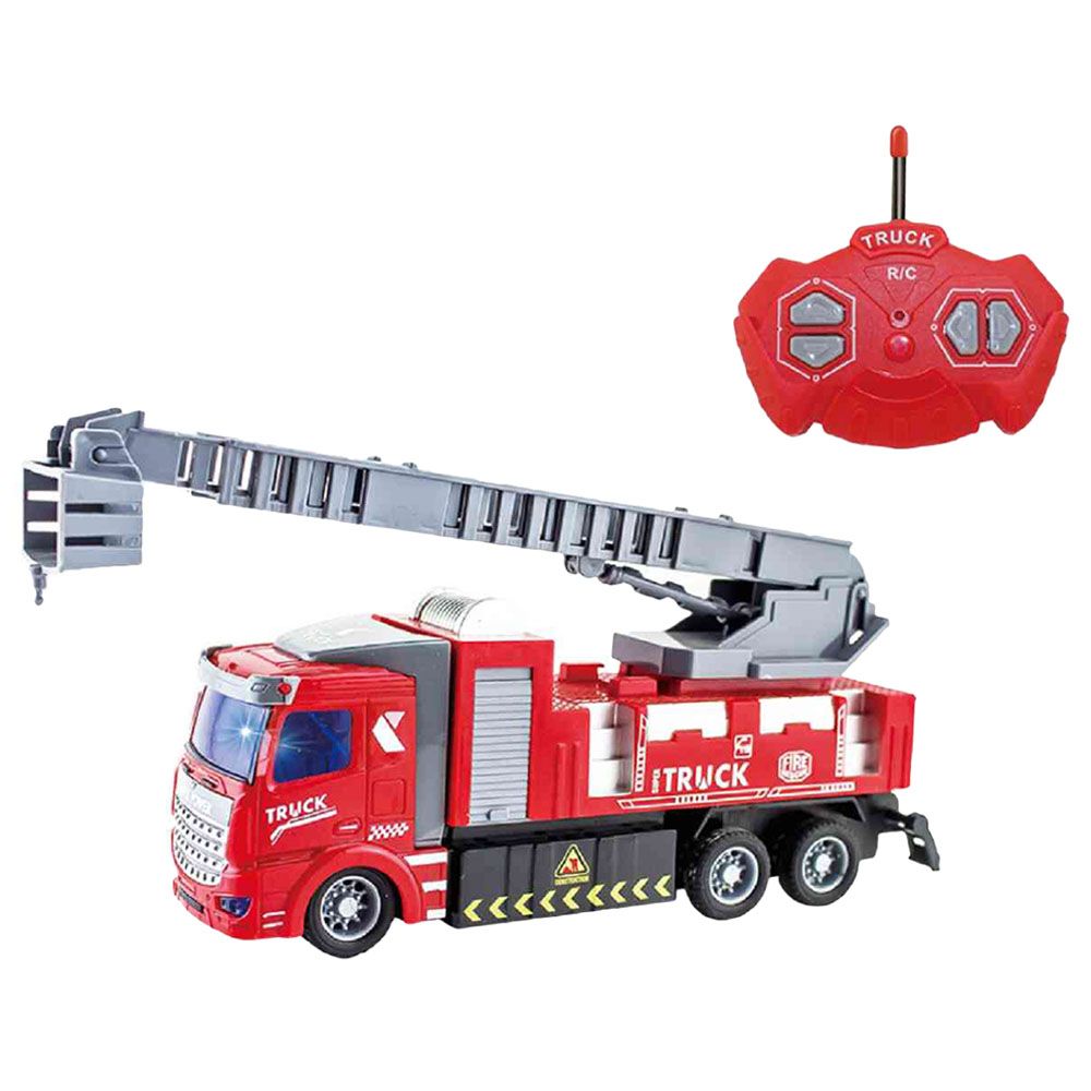 UKR - RC Fire Engine w/ Ladder Vehicle - Red