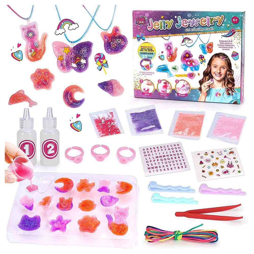 UKR - Jelly Jewellery Craft Kit - 27pcs