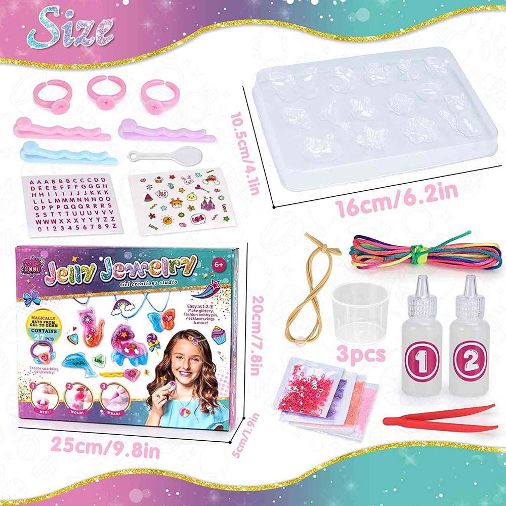 UKR - Jelly Jewellery Craft Kit - 27pcs